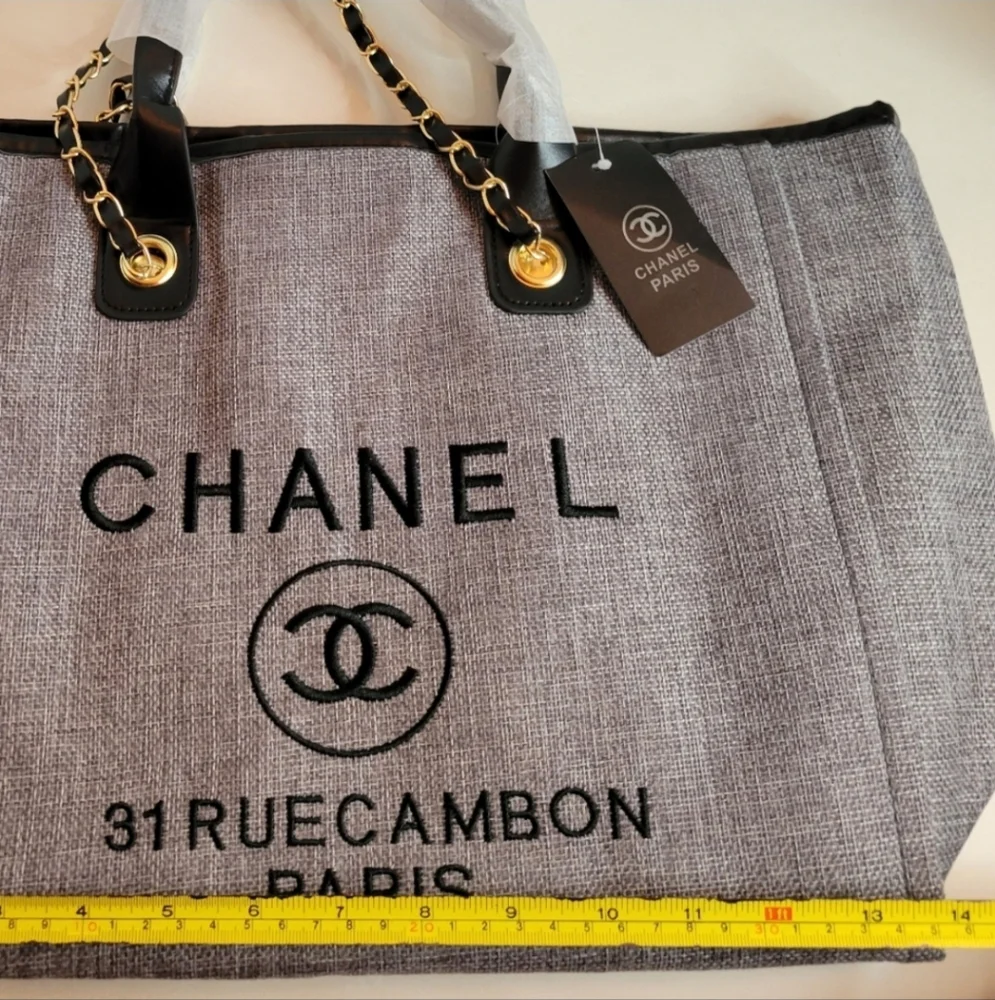 CHANEL Deauville Two-Way Tote Bag, GWP, New! - Picture 7 of 9